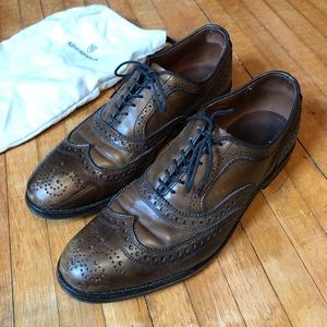 Allen Edmonds brown leather dress shoes 9.5